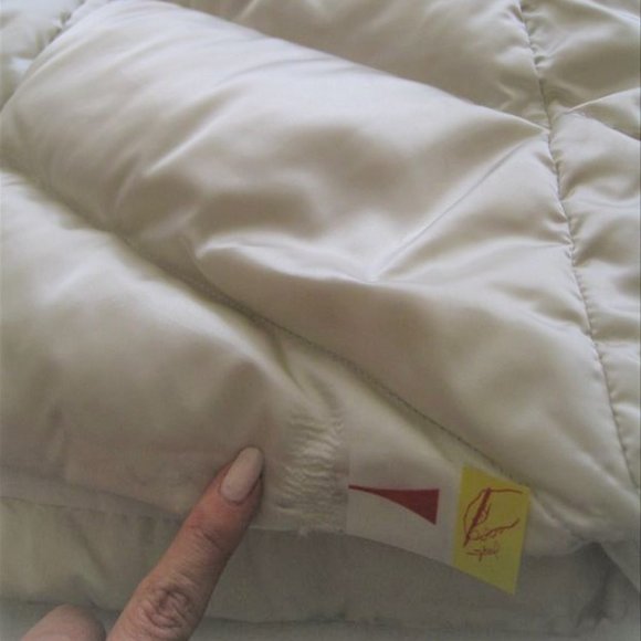 Sold! Moncler ~ Long Down Coat ~ Off White Cream ~ Sz: Small to Med - Picture 11 of 13